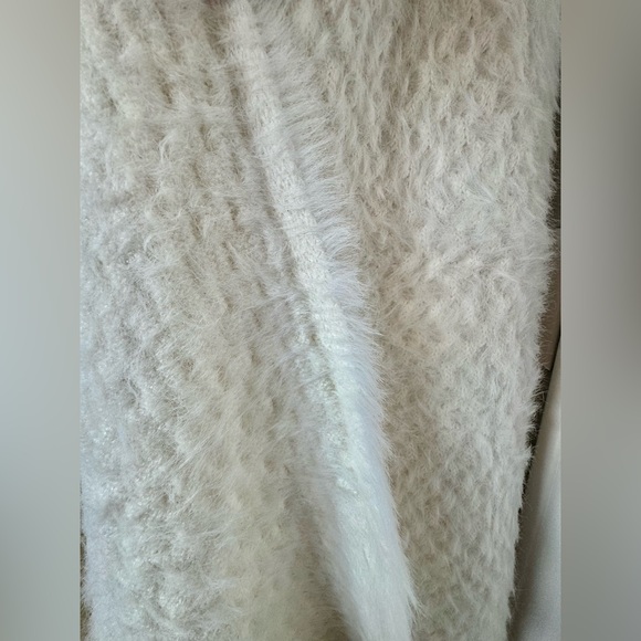 Softest White Stretch Scarf 86”x17” - Picture 3 of 6